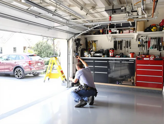 Local garage door repair service by Huntersville Garage Door Repair in Huntersville